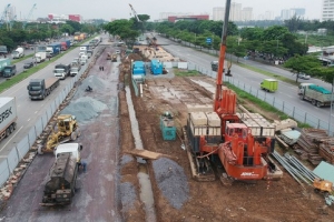 TPHCM: Thi công xuyên Tết 2 công trình giao thông trọng điểm