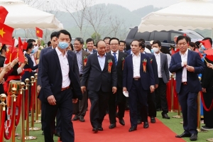 Thủ tướng Nguyễn Xuân Phúc dự lễ động thổ cao tốc Tuyên Quang - Phú Thọ