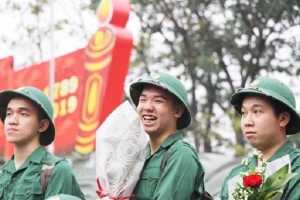 Hà Nội: Gần 4.000 thanh niên lên đường nhập ngũ