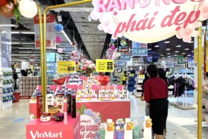 VinMart/VinMart+ khuyến mãi khủng lên đến 50% hàng trăm sản phẩm làm đẹp trong dịp 8/3