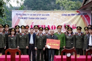 Công an Quảng Bình: Hỗ trợ 231 triệu đồng xây dựng 3 nhà tình nghĩa