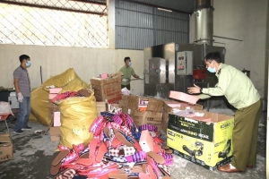 Hòa Bình: Tiêu hủy hơn 3 tấn tang vật bị tịch thu do vi phạm hành chính