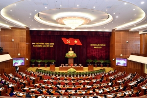 Thông cáo báo chí về ngày làm việc thứ nhất của Hội nghị Trung ương 2 khóa XIII