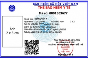 Thẻ BHYT mẫu mới được đưa vào sử dụng từ 1/4