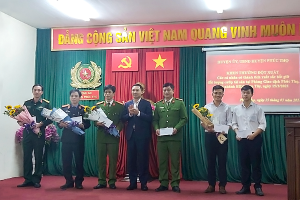 BIDV khen thưởng lực lượng công an, bộ đội và bảo vệ đã tham gia bắt đối tượng cướp ngân hàng