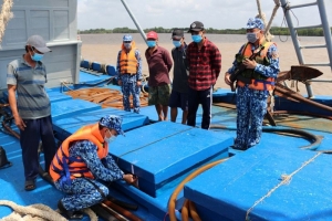 Lực lượng Cảnh sát biển đã bắt giữ, xử lý 253 vụ với 327 đối tượng tội phạm trong đợt cao điểm