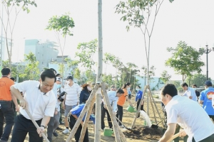 TP. Thủ Đức phát động trồng cây và vệ sinh môi trường đợt 2 năm 2021