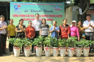 TPHCM: Thêm mảng xanh cho khu lưu trú công nhân
