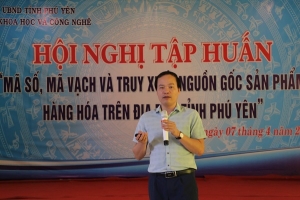 Tập huấn mã số mã vạch, truy xuất nguồn gốc cho sản phẩm hàng hoá tỉnh Phú Yên