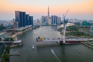 TP HCM: Gia hạn tiến độ hoàn thành cầu Thủ Thiêm 2 đến giữa năm 2022