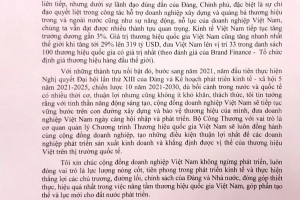 Tuần lễ Thương hiệu quốc gia Việt Nam 2021