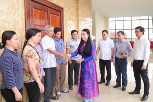 Vĩnh Phúc: Đại biểu Quốc hội tiếp xúc cử tri huyện Vĩnh Tường
