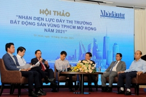 Hội thảo "Nhận diện lực đẩy phát triển thị trường bất động sản vùng TP. HCM mở rộng năm 2021”
