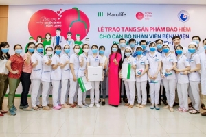 Manulife Việt Nam: Tri ân đội ngũ y, bác sĩ phụ sản