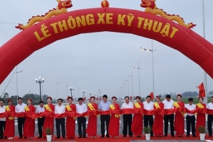 Thanh Hóa: Thông xe kỹ thuật dự án đường giao thông nối TP Sầm Sơn với Khu kinh tế Nghi Sơn