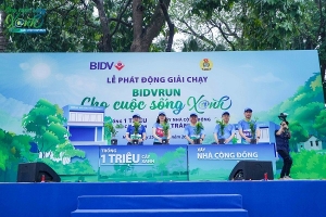 BIDV tổ chức giải chạy BIDVRun - Cho cuộc sống Xanh