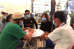 TP.HCM: Kiểm tra Chợ đầu mối Thủ Đức, phát hiện nhiều trường hợp không đeo khẩu trang
