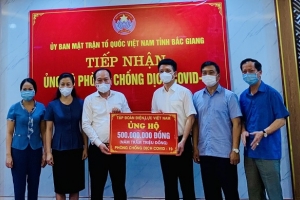 EVN ủng hộ Bắc Ninh, Bắc Giang và Đà Nẵng 1,5 tỷ đồng phòng chống dịch Covid-19