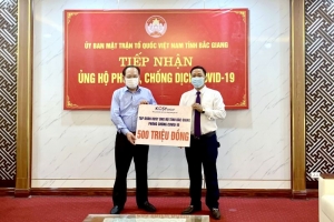 Kosy Group ủng hộ 500 triệu đồng cùng Bắc Giang phòng, chống dịch Covid-19