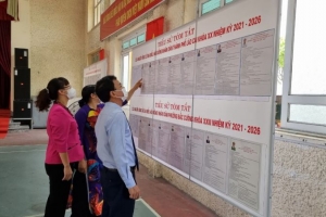 99,98% cử tri Lào Cai đi bầu cử đại biểu Quốc hội khóa XV và đại biểu HĐND các cấp