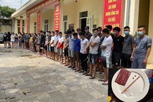 Công an Thanh Hóa: Triệt phá tụ điểm tổ chức sử dụng ma tuý tổng hợp và bóng cười