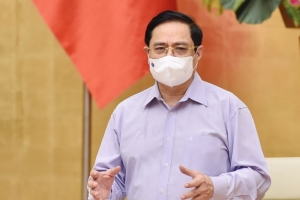 Thủ tướng Phạm Minh Chính họp trực tuyến toàn quốc "chống dịch như chống giặc"