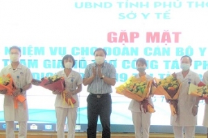 Phú Thọ: Gặp mặt cán bộ y tế hỗ trợ công tác phòng, chống dịch Covid-19 tại Bắc Ninh