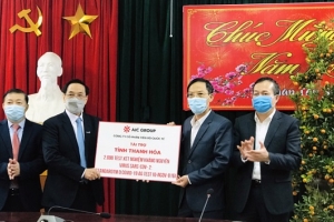 Tập đoàn AIC GROUP tài trợ Thanh Hoá xét nghiệm virus SARS-CoV-2