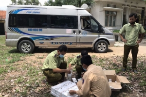 Gia Lai: Bắt giữ phương tiện vận chuyển 350 bao thuốc lá nhập lậu cùng 1 cá thể động vật quý hiếm