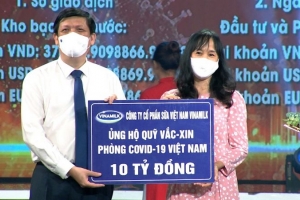 Vinamilk chung tay cùng chính phủ, góp quỹ vaccine phòng Covid-19
