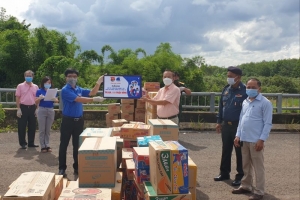 Hưởng ứng lời kêu gọi của thanh niên Bình Phước, các doanh nghiệp tích cực hỗ trợ Campuchia chống Covid-19