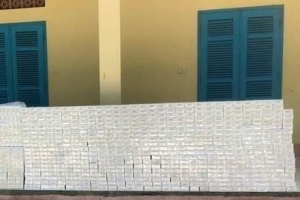 Bộ đội biên phòng Long An: Thu giữ 10.000 gói thuốc lá ngoại nhập lậu
