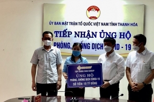 Tập đoàn Sun Group ủng hộ tỉnh Thanh Hóa 10 tỷ đồng phòng, chống dịch Covid-19