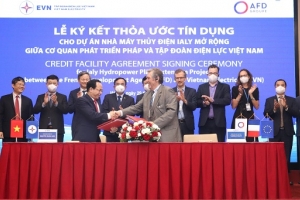Ký kết thỏa ước tín dụng cho Dự án Nhà máy Thuỷ điện Ialy mở rộng