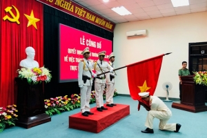 Huế: Công bố quyết định thành lập mới công an các phường, xã trực thuộc