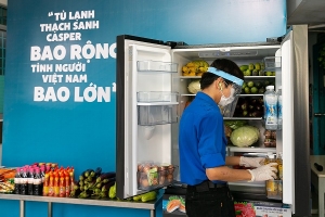 TP. Hồ Chí Minh: “Tủ lạnh Thạch Sanh” tiếp sức mùa dịch