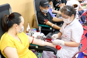 Phú Thọ: Ngày hội hiến máu “Giọt hồng thị xã Trung du”