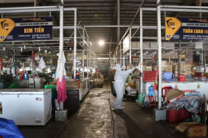 TP. HCM: 8 giờ sáng 06/7, chợ đầu mối Bình Điền tạm ngưng hoạt động