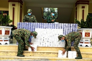 An Giang: Thu giữ số lớn thuốc lá ngoại nhập lậu, trị giá 110 triệu đồng