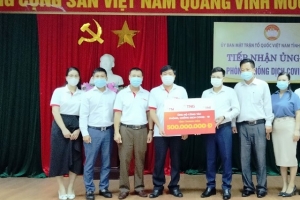 Tập đoàn TNG Holdings Vietnam ủng hộ tỉnh Thanh Hóa 500 triệu đồng phòng, chống dịch Covid-19