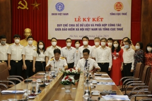 Bảo hiểm xã hội Việt Nam và Tổng cục Thuế ký Quy chế chia sẻ dữ liệu và phối hợp công tác giữa hai Ngành