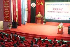 Phú Thọ: Khai mạc chấm thi tốt nghiệp THPT năm 2021