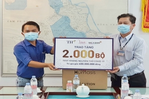 BAC A BANK trao tặng 2.000 bộ xét nghiệm nhanh Covid-19 góp sức chống dịch