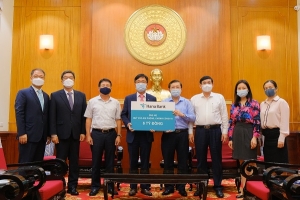 Hana Bank ủng hộ 6 tỷ đồng vào Quỹ vắc-xin phòng, chống Covid-19