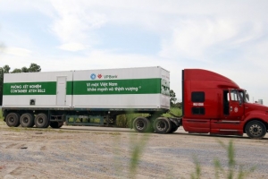 Chung tay chống dịch, Vpbank đưa 4 container xét nghiệm Covid -19 vào “tâm dịch” phía nam