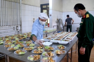 Thanh Hóa: Bảo đảm an toàn vệ sinh thực phẩm trong các khu cách ly tập trung