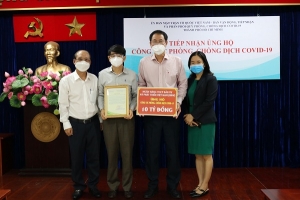 BIDV ủng hộ 10 tỷ đồng phòng, chống dịch COVID-19 tại Thành phố Hồ Chí Minh