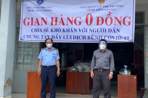 Tiền Giang: Tổ chức gian hàng 0 đồng hỗ trợ người dân có hoàn cảnh khó khăn