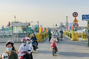 TP. HCM: Tạm dừng vận chuyển hành khách tại phà Bình Khánh, Cát Lái