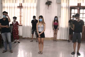 Quảng Trị: 10 nam nữ “phê” ma tuý, bay lắc giữa mùa dịch